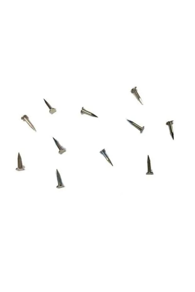 Clip, Hinge, Leg Nail 7mm Steel - Nickel 10Gr