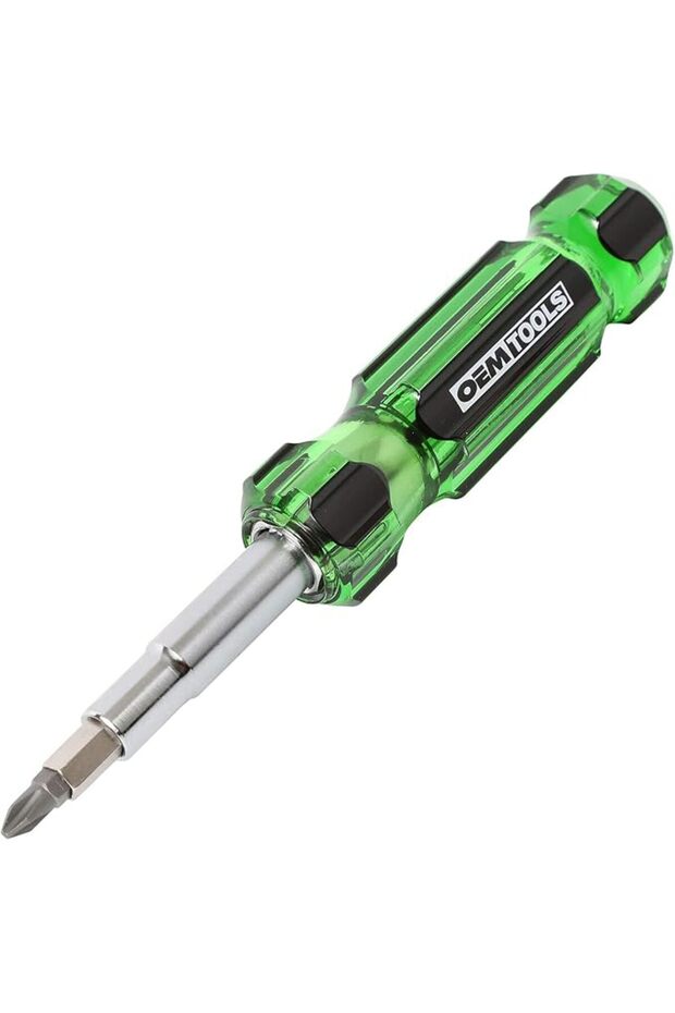 أداة متعددة الاستخدامات OEM TOOLS 22588 13 في 1، تشمل مفك براغي متعدد الرؤوس ومفتاح صواميل وأداة صمام شرادر، أداة متعددة الوظائف