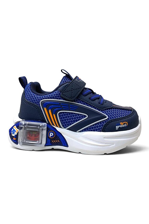 2440 Orthopedic Boys' Saks Car Garage Sneaker