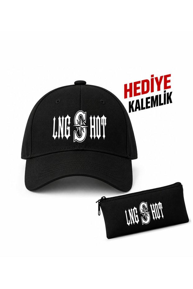 Long Shot Embroidered Hat Cap (with Pen Holder Gift)