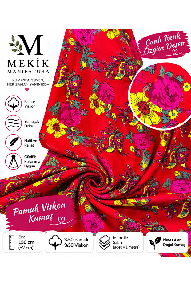 COTTON VISCOSE FABRIC