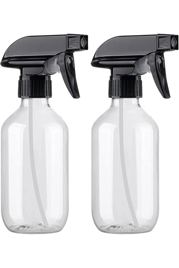 Spray Bottle, 300ml, Set of 2 Fine Mist Empty Spray Bottles, Refillable Multipurpose Sprayer, Leakpr