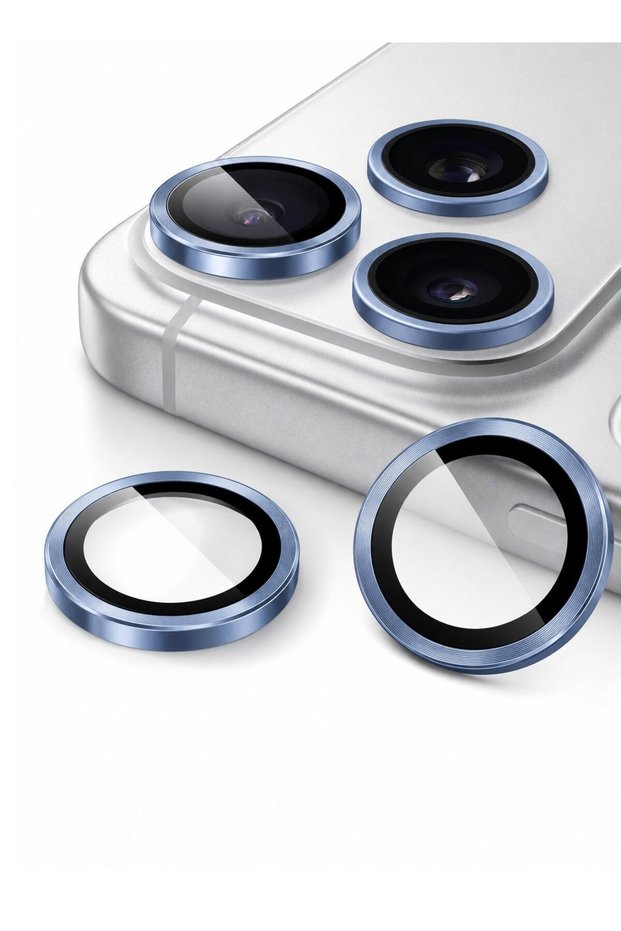 Apple iPhone 18 Pro/18 Pro Max 5G 2026 Premium Alloy Ring Camera Lens Tempered Glass Protector Shield