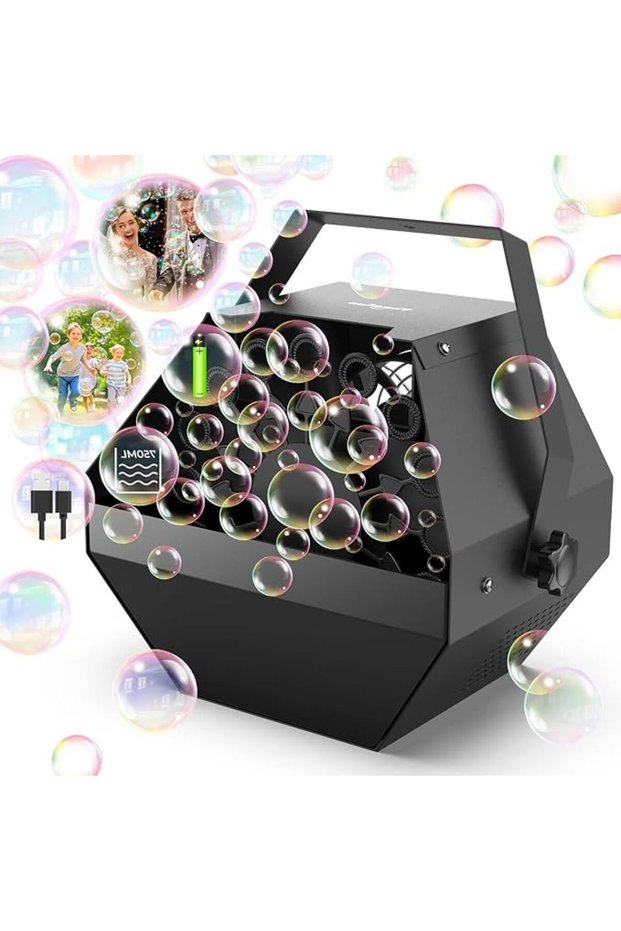 آلة فقاعات أوتوماتيكية معدنية تعمل بمنفذ Type-C مع أكثر من 1000 فقاعة في الدقيقة - من Theefun
