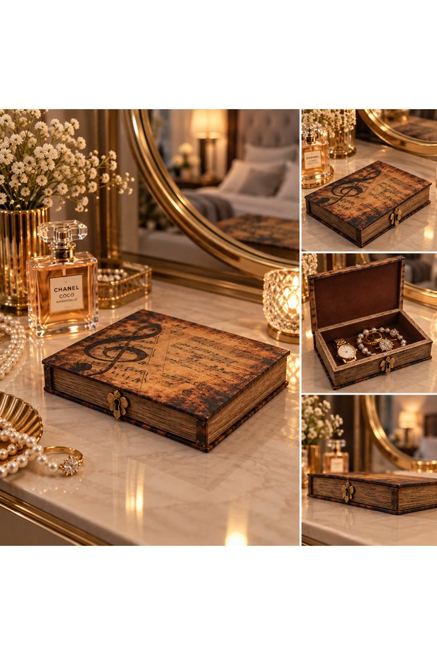Istanbul Book-Looking Decorative Storage Box