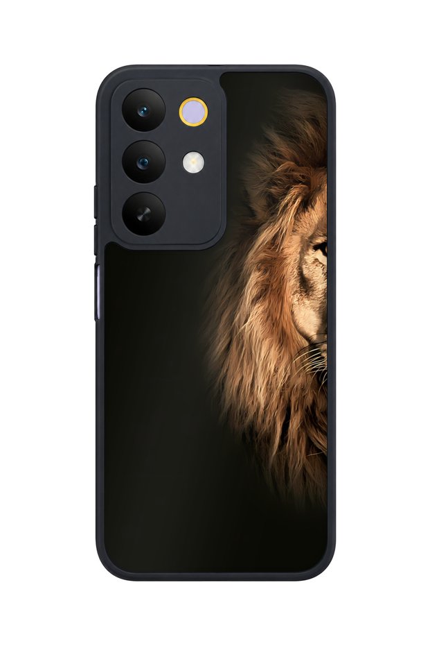 C85 5g Compatible Lion Face Patterned Camera Protected Shockproof Case