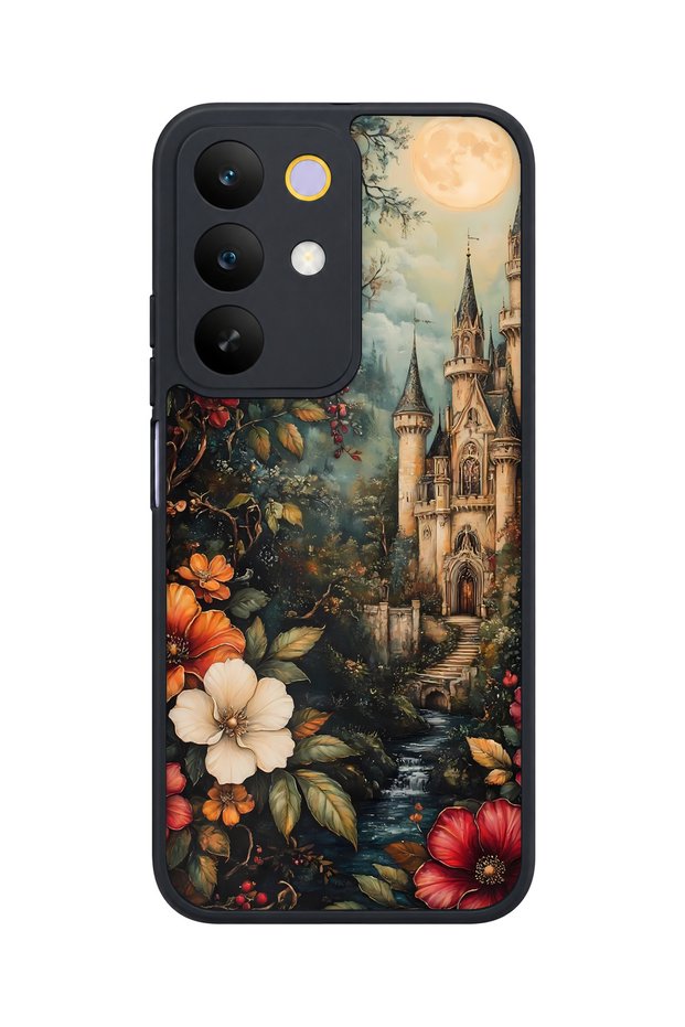 C85 5g Compatible Castle Patterned Shockproof Case with Camera Protection