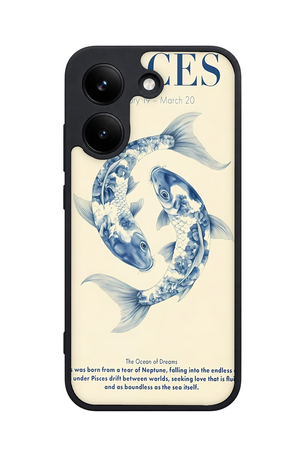 X8 Pro Compatible Pisces Patterned Camera Protected Shockproof Case