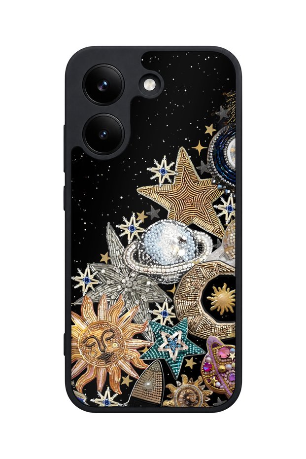 X8 Pro Compatible Space Patterned Shockproof Case with Camera Protection