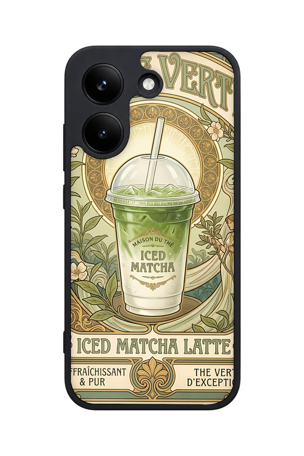 X8 Pro Compatible Matchalatte Patterned Camera Protected Shockproof Case