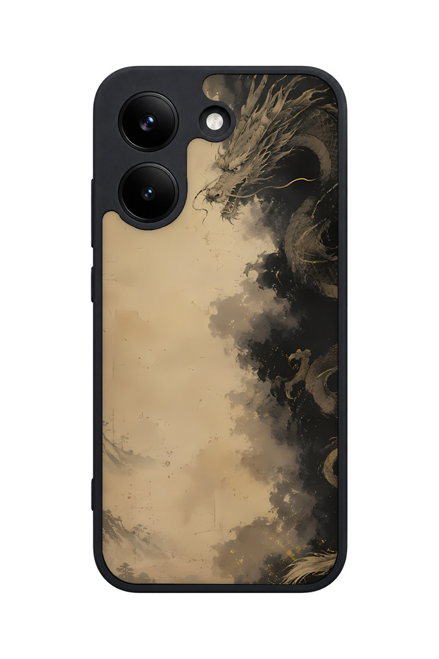 X8 Pro Compatible Dragon Art Patterned Camera Protected Shockproof Case