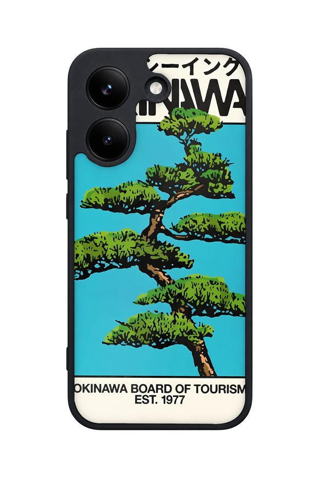 X8 Pro Compatible Okinawa Patterned Camera Protected Shockproof Case