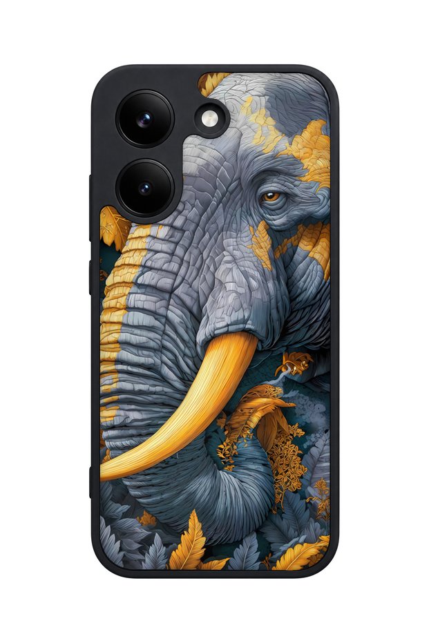 X8 Pro Compatible Elephant Patterned Camera Protected Shockproof Case