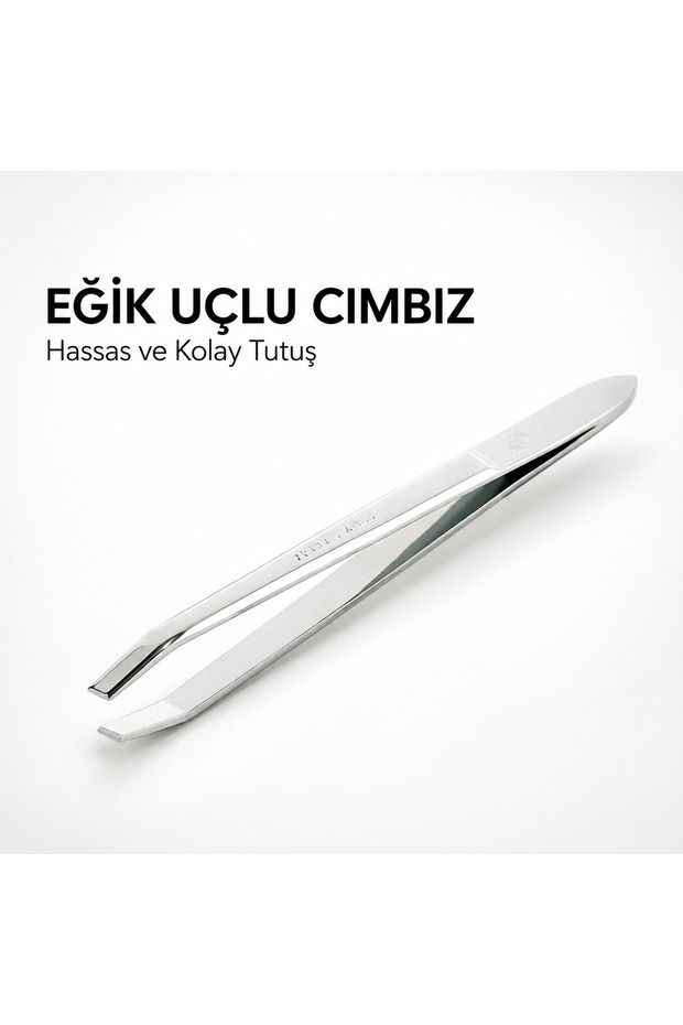Slanted Tip Eyebrow Tweezers – Precise and Easy Grip