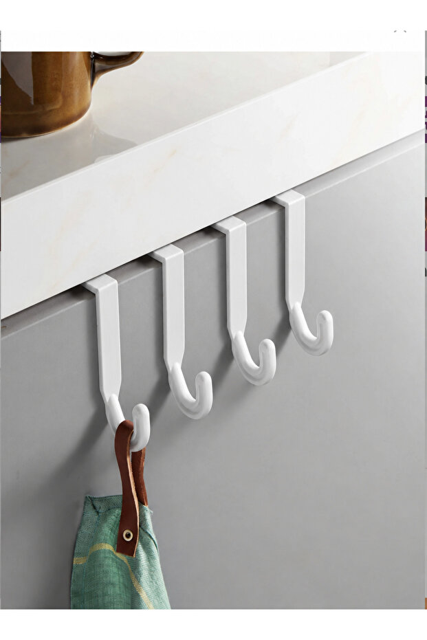Multi-Purpose Practical 4 Pieces Hangers White