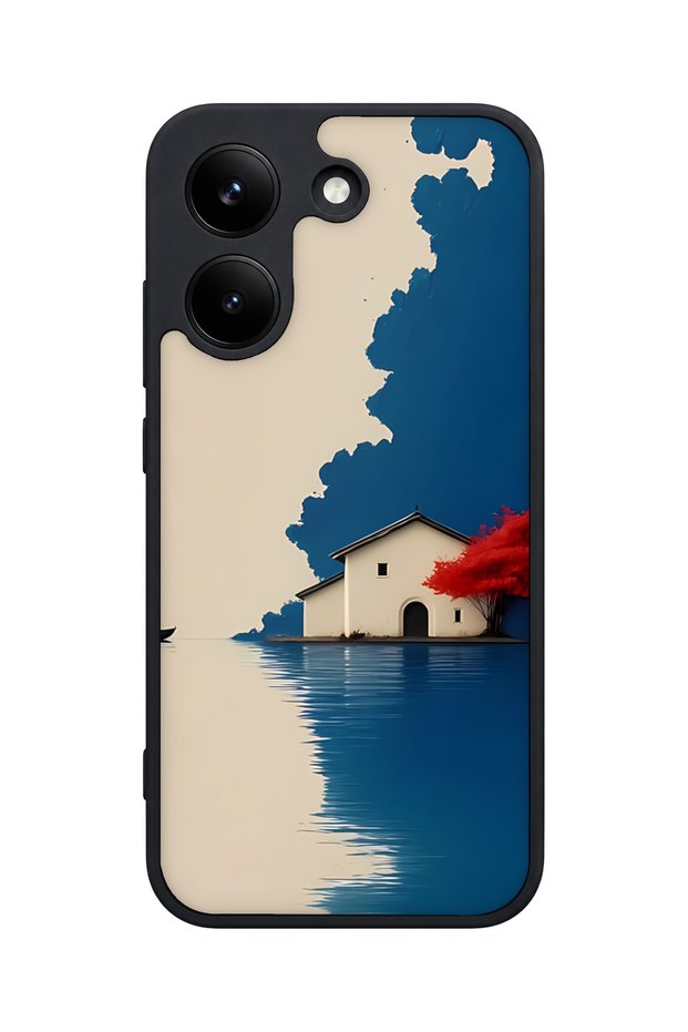 X8 Pro Compatible Blue Sea Pattern Camera Protected Shockproof Case
