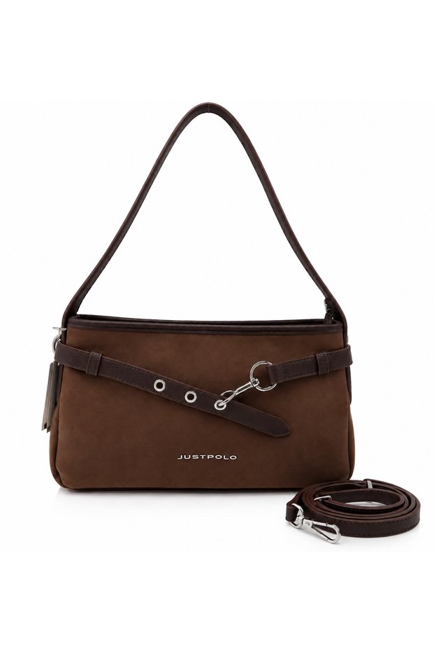 Women's Suede Design Luxury Hand & Shoulder Bag Shopper Suitable for Daily Use