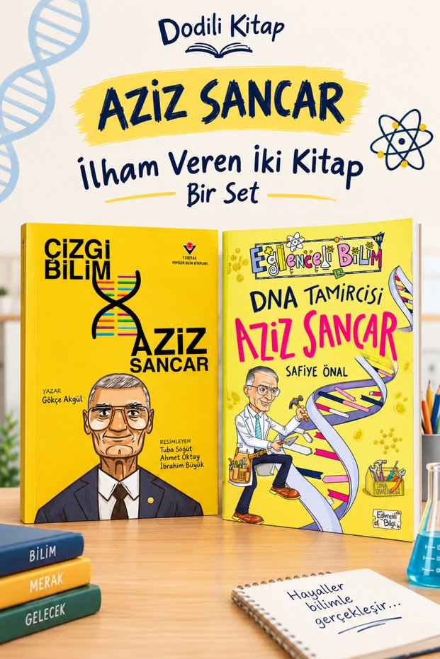 Two Books Inspired by Saint Sancar: Dna Repairer Saint Sancar - Line Science