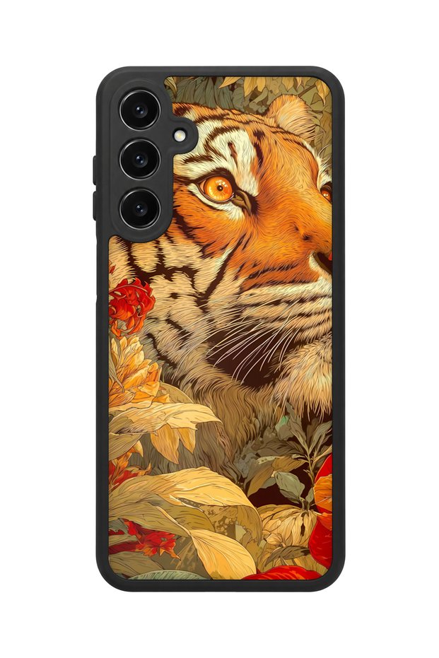 Samsung Galaxy A16 Compatible Tiger Patterned Shockproof Case with Camera Protection