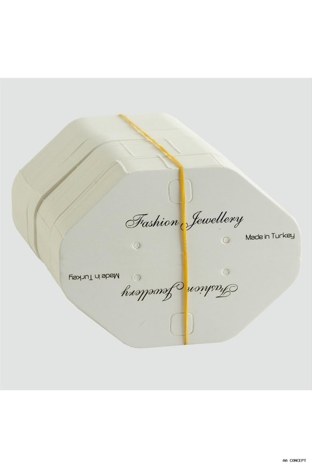 CONCEPTA Oval Necklace Card (13804) Small White