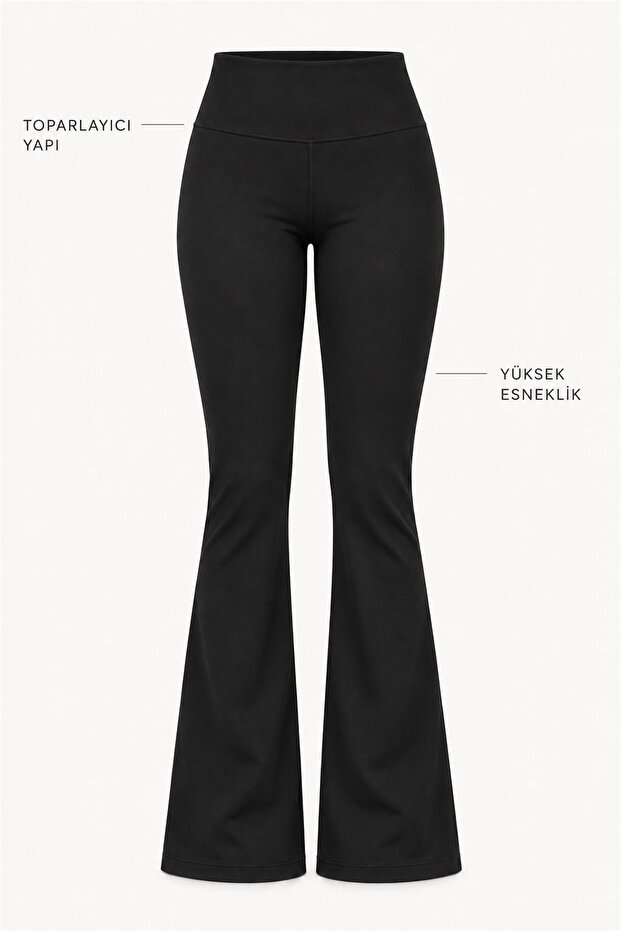 Women's Comfort High Waist Flared Leggings