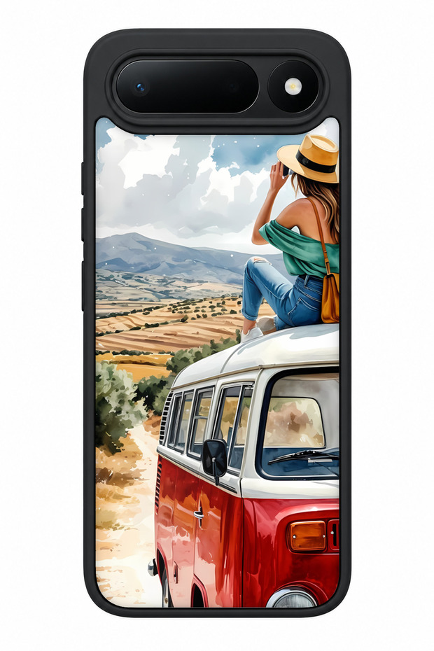 Spark 50 5g Compatible Caravan Patterned Shockproof Case with Camera Protection