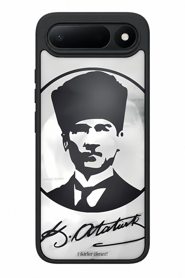 Spark 50 5g Compatible Ataturk Patterned Camera Protected Shockproof Case