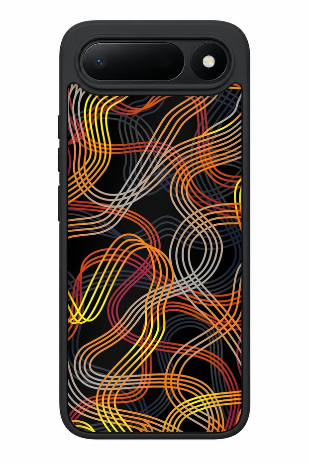 Spark 50 5g Compatible Line Patterned Camera Protected Shockproof Case