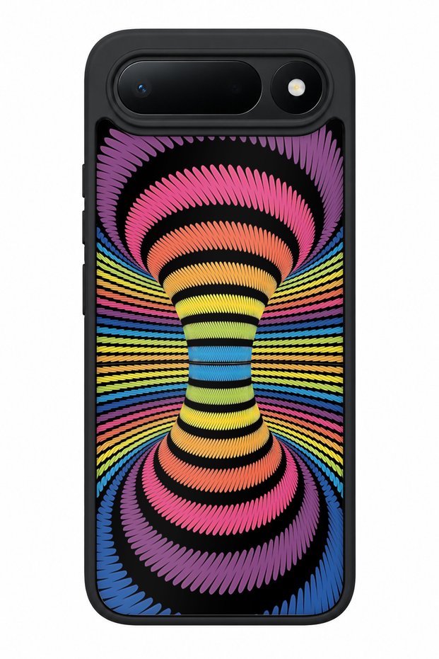 Spark 50 5g Compatible Optical Illusion Patterned Camera Protected Shockproof Case