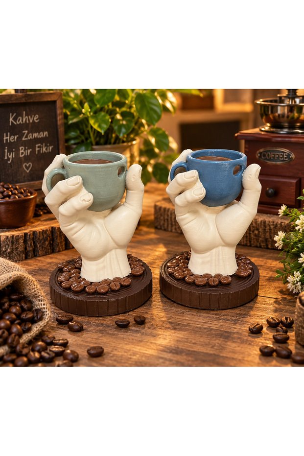 Handheld Incense Burner Holding a Coffee Cup