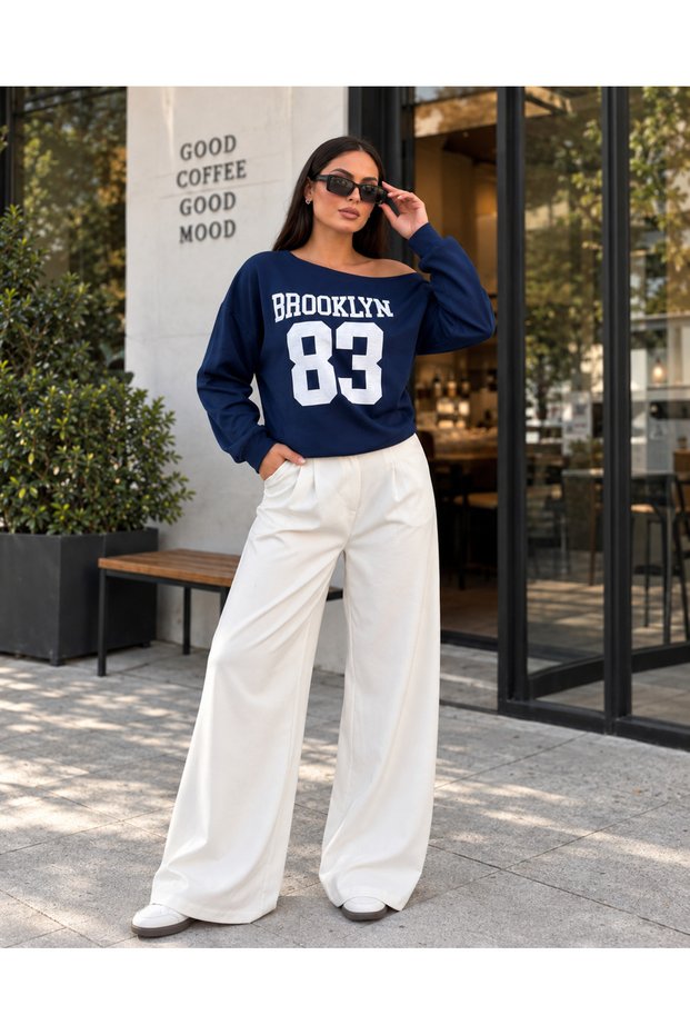 Women's Brooklyn Boat Neck Sweatshirt