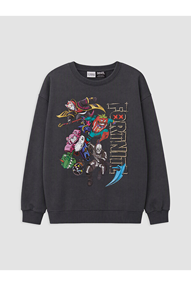 Fortnite Printed Boys' Sweatshirt