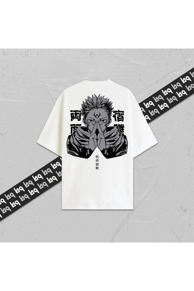 Jujutsu Kaisen Itadori Yuji Oversize 100% Cotton Unisex Printed T-Shirt