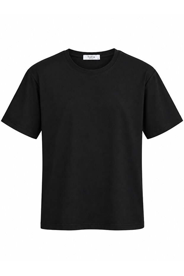 Women's Black Basic Short Sleeve T-Shirt