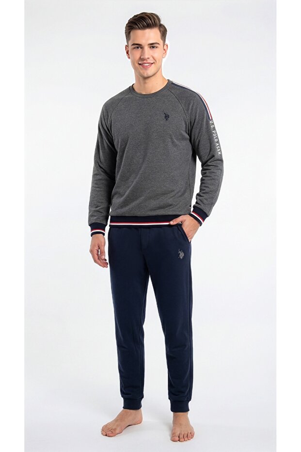 Men's Anthracite Melange Home Wear