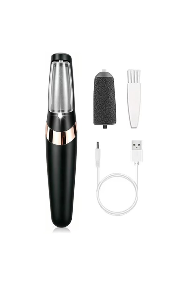 DS66B Rechargeable Electric Foot File 1+10 Set Callus Remover Machine Pedicure Device Foot Care Tool