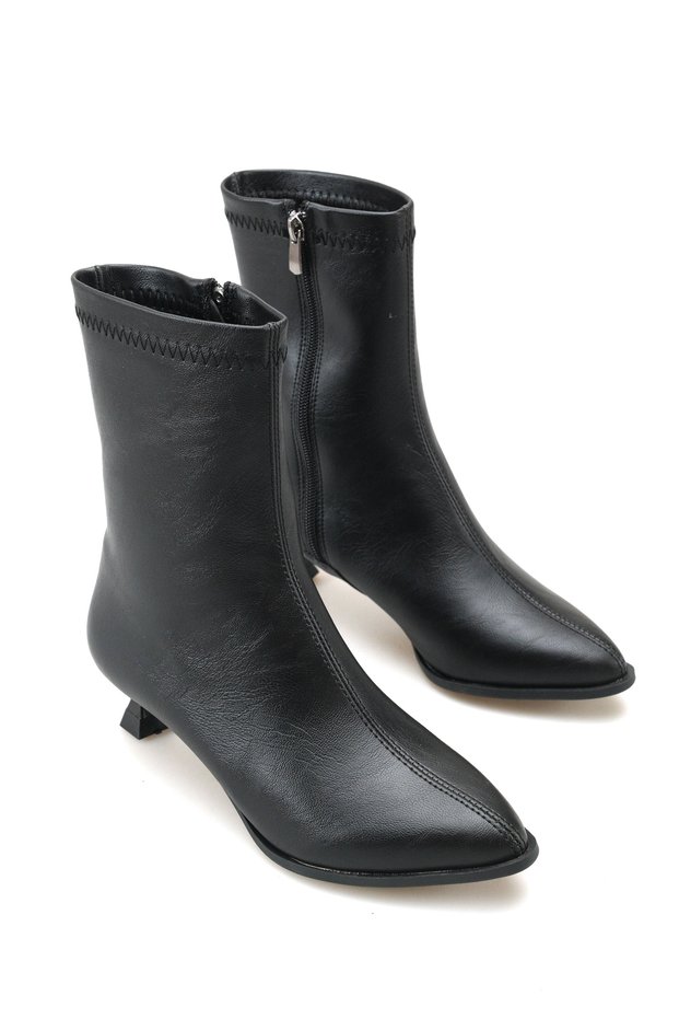Lyra Gioia Women's Heeled Boots 0012600 Black Skin