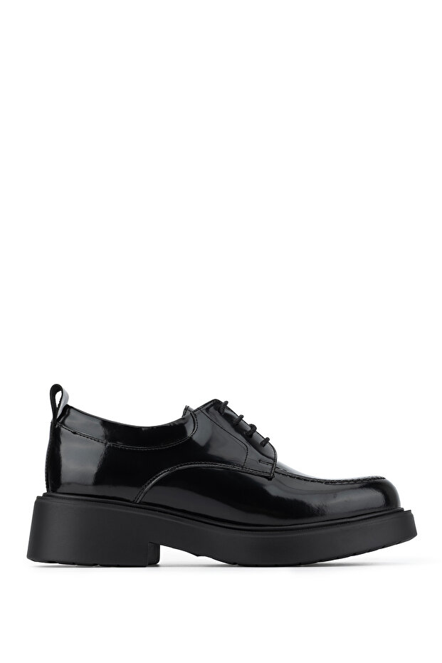 Men's Genuine Leather Black Classic Shoes