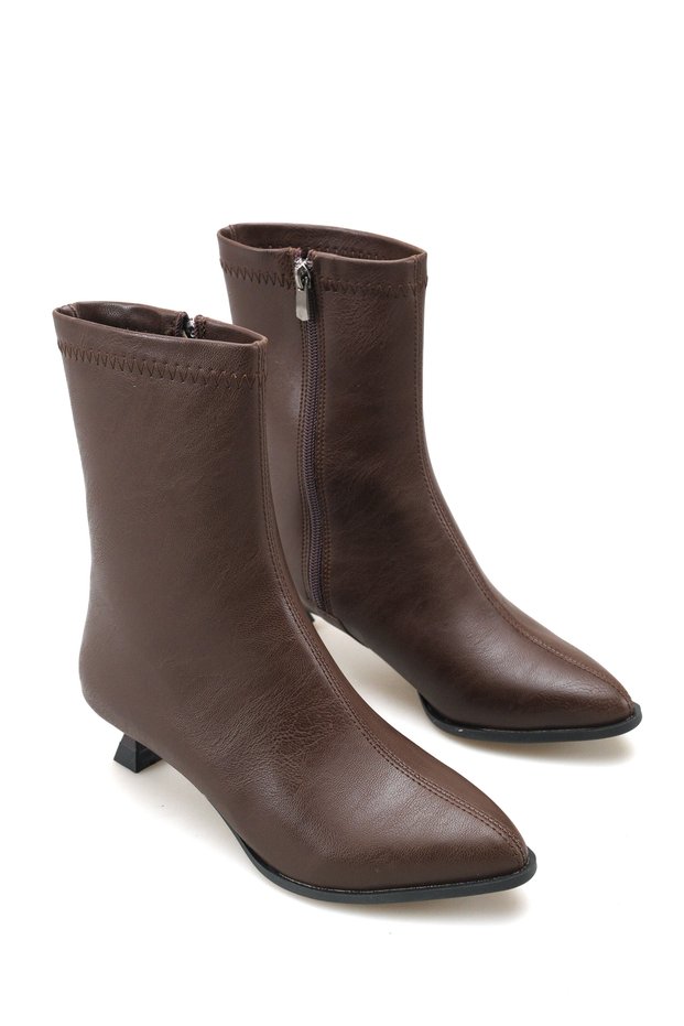 Lyra Gioia Women's Heeled Boots 0012600 Brown Skin