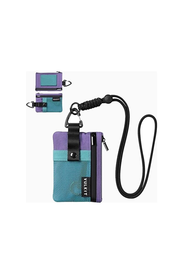 Minimalist Unisex Wallet with Rfid Protection and Zipper