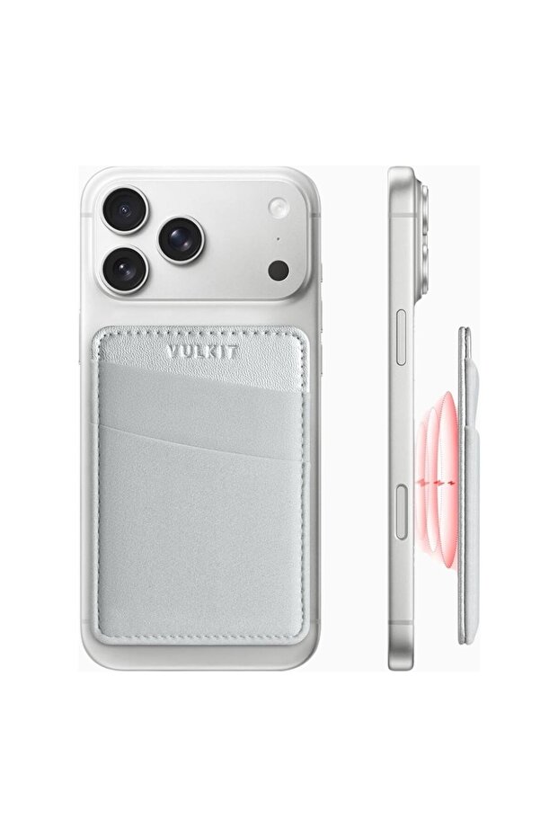 Magsafe Compatible Rfid Protected Unisex Phone Card Holder Wallet