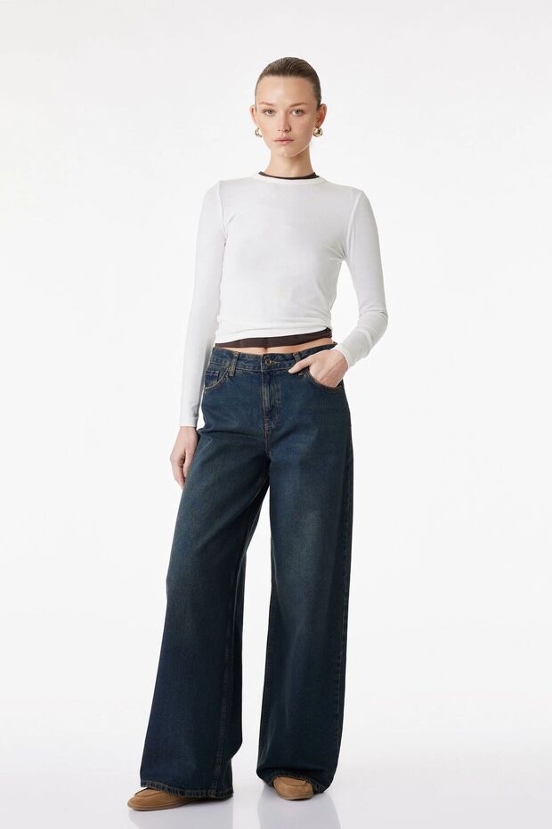 Women's Pants 7Wal40020Mdrk