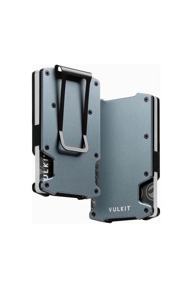 Rfid Money Clip Metal Slim Card Holder Men's Wallet