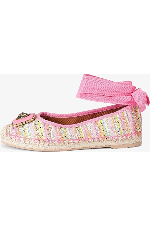 Pimlico Tie Ballet Stoned Pink Women's Ballet Flats