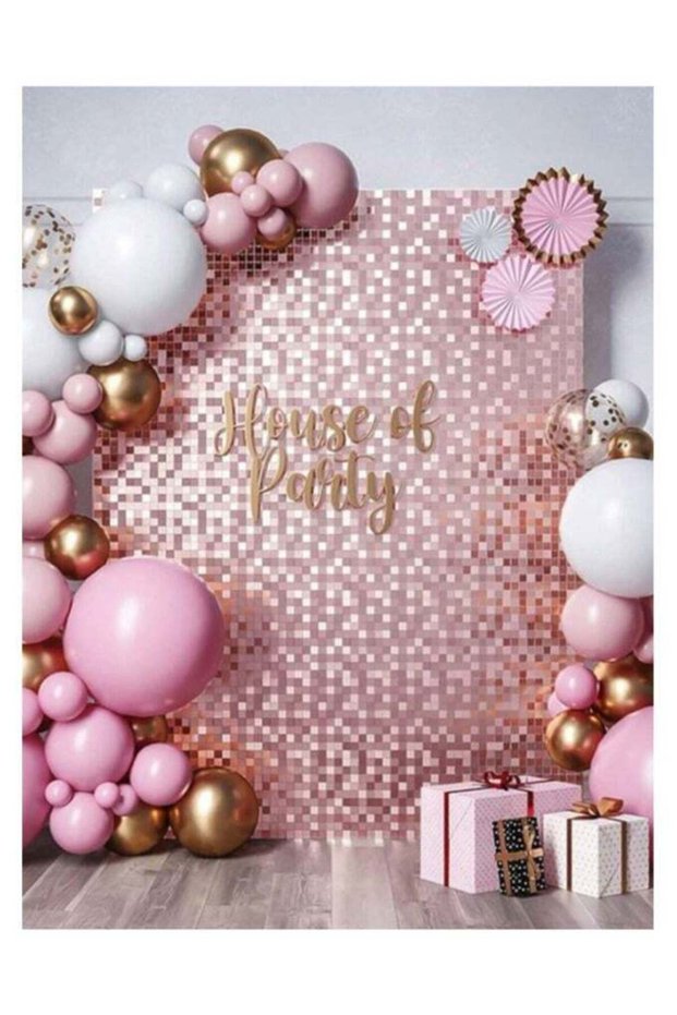 Pink Foil Backdrop 2m Length 1m Width Glitter Foil Backdrop for Wedding Birthday Baby Shower Party Decoration