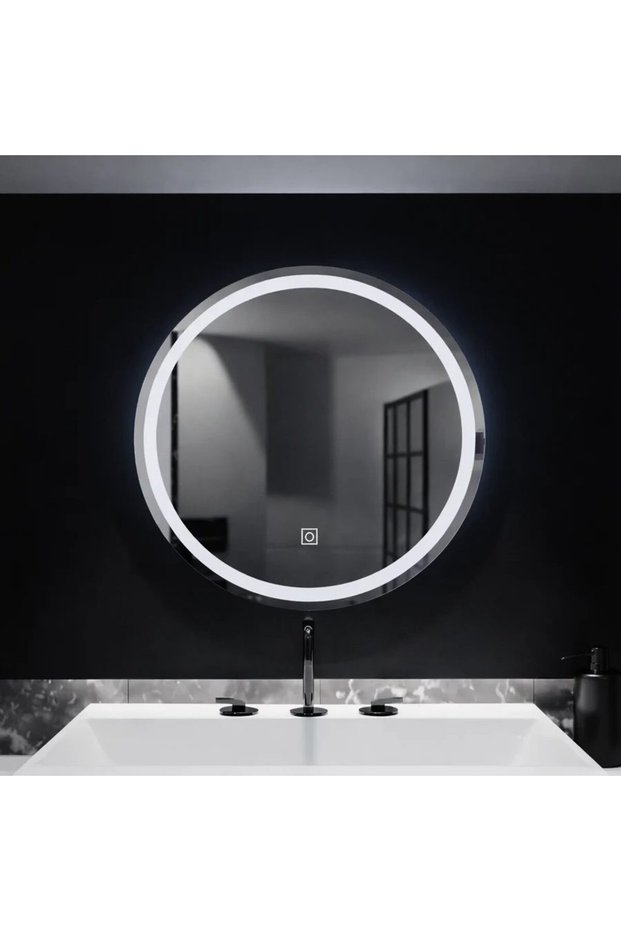 Oglinda LED Rotunda, 50cm, Basic Touch