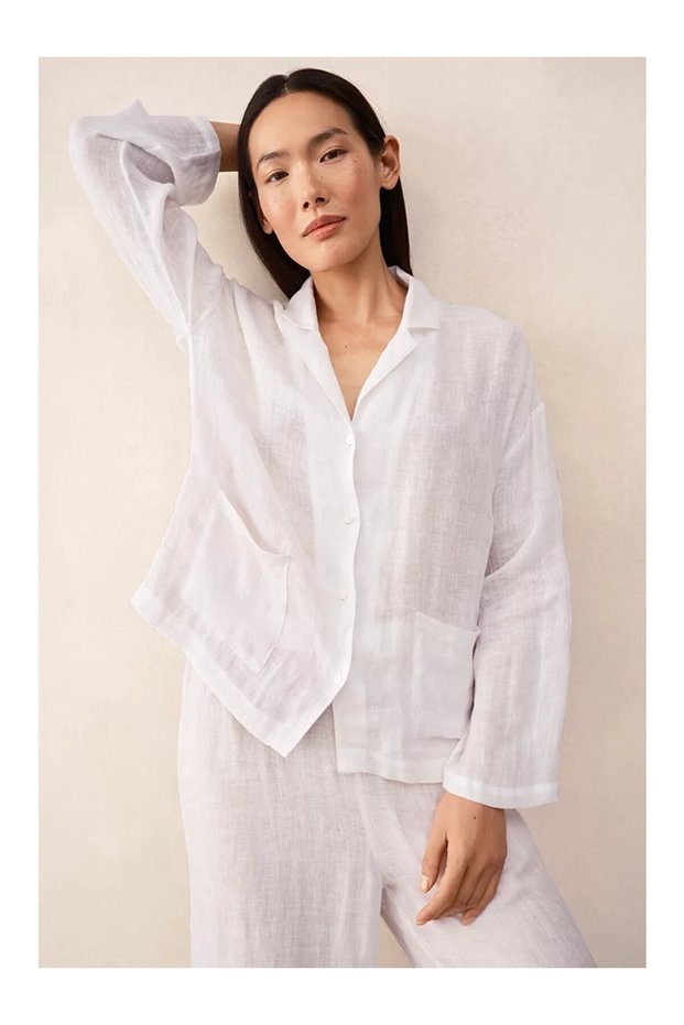 Organic Cotton Floral Patterned Women's Short Pajama Set