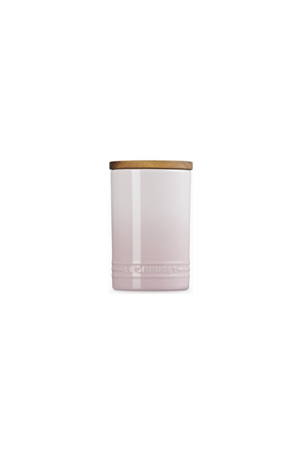 Signature Acacia Lid, Ceramic Storage Container