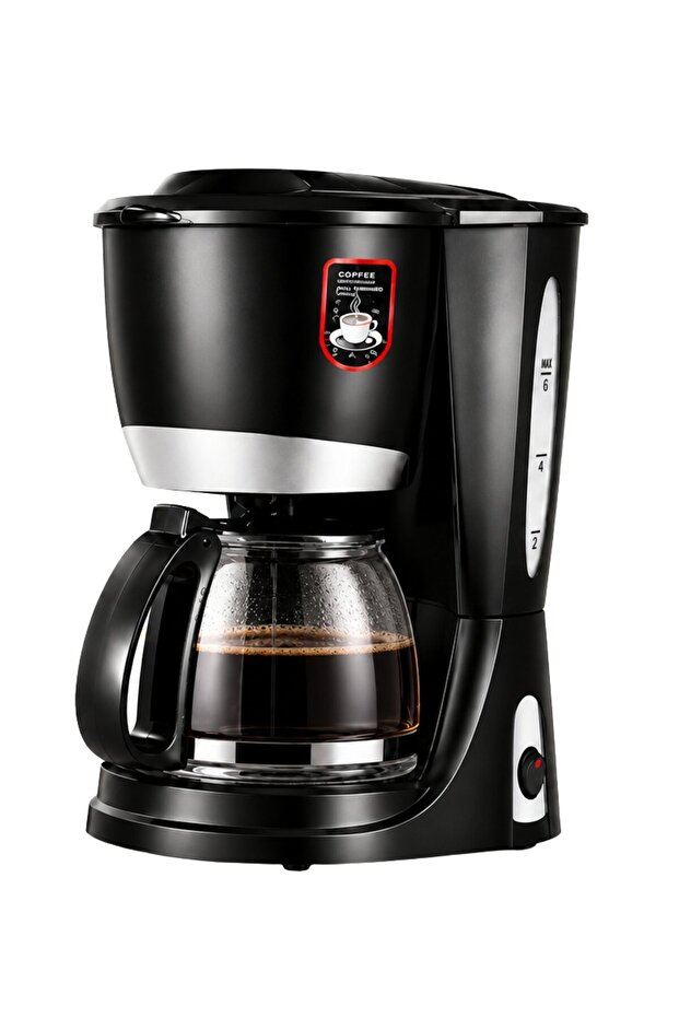 Easy Operation Drip proof desain Automatic insulation Coffee Maker 600ml – Black