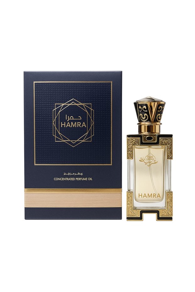 Hamra Concentrated Perfume Oil 20ml - Long-Lasting Arabian Fragrance Oil for Women & Men
